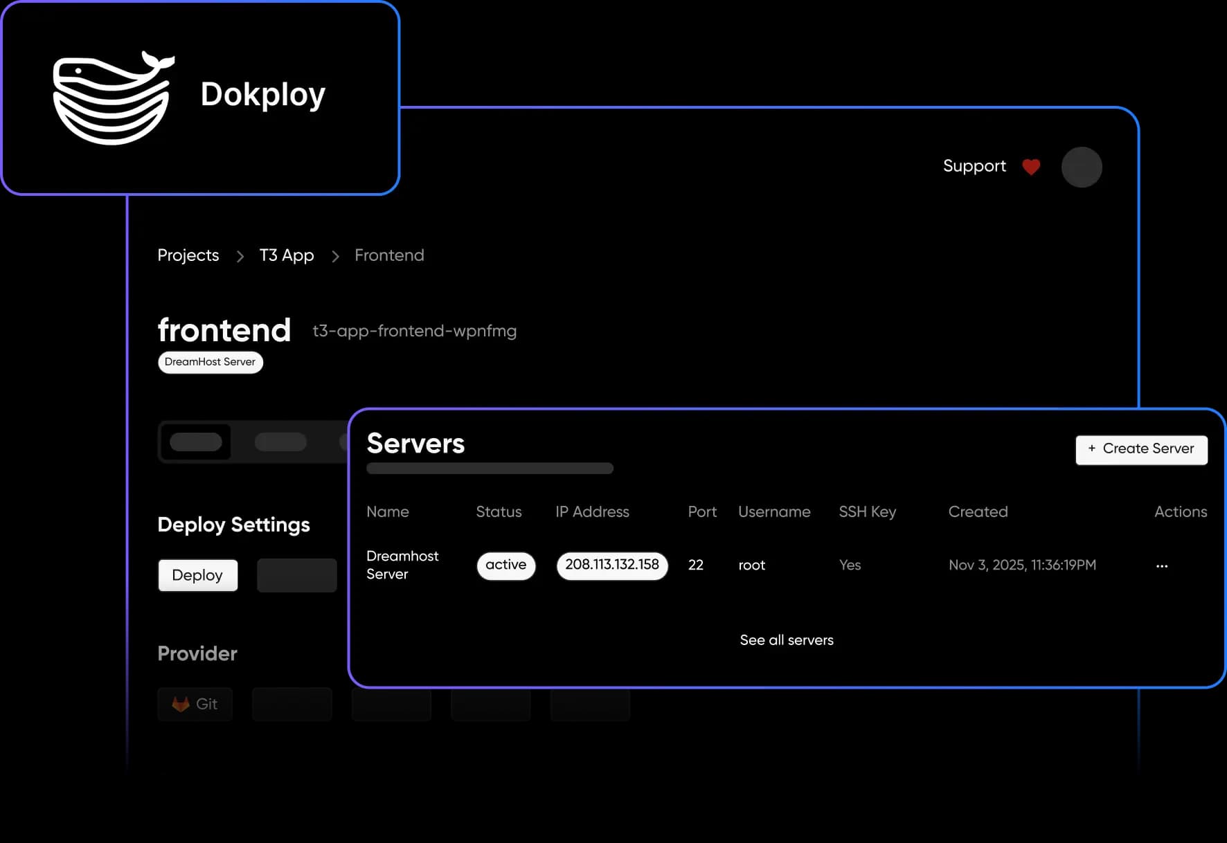 Self-managed VPS Hosting - Dokploy