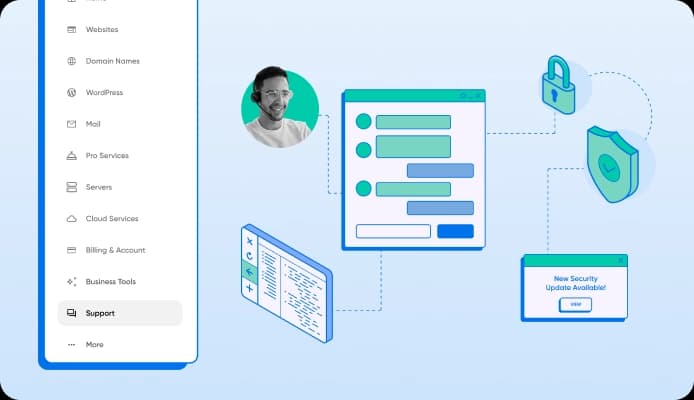 Business or Premier Managed VPS Hosting plan options