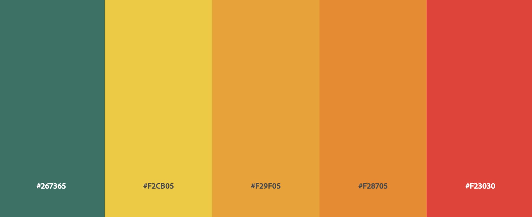 hues in a color palette